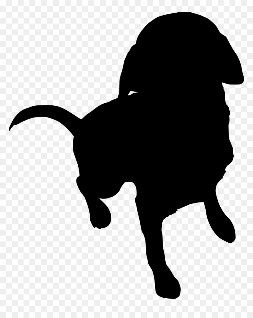 Free Dog Silhouette Icon Transparent Background, HD Png Download - white dog png