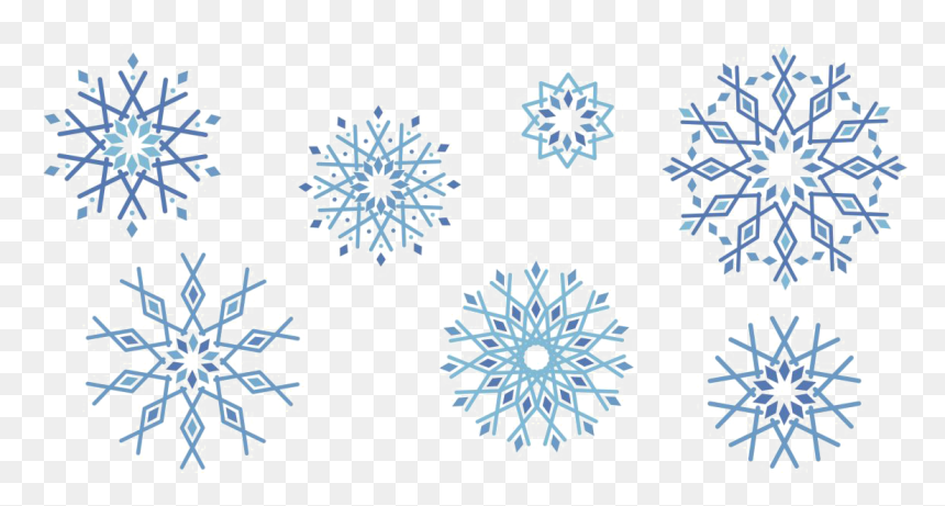 Snowflakes Free Png Image - Snowflakes Adobe Illustrator, Transparent Png - blue snowflakes png