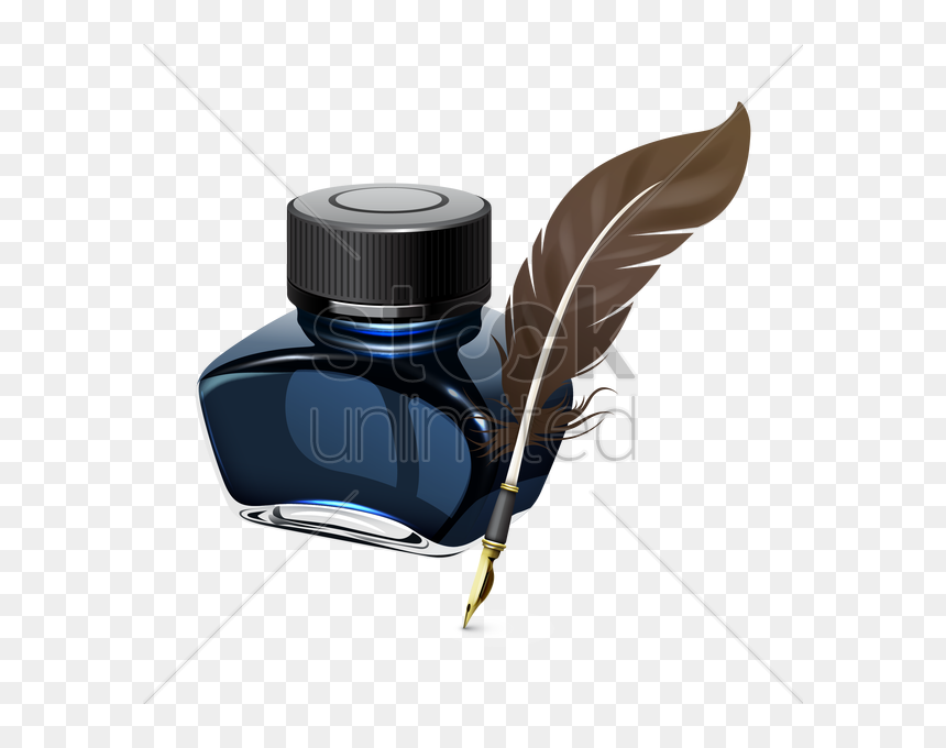 Ink Bottle Png - Ink Bottle And Pen, Transparent Png - ink spill png