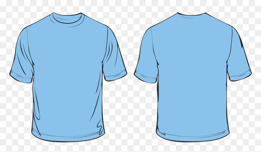 36 Maraton Wrocław 2018 Koszulka, HD Png Download - blue t shirt png