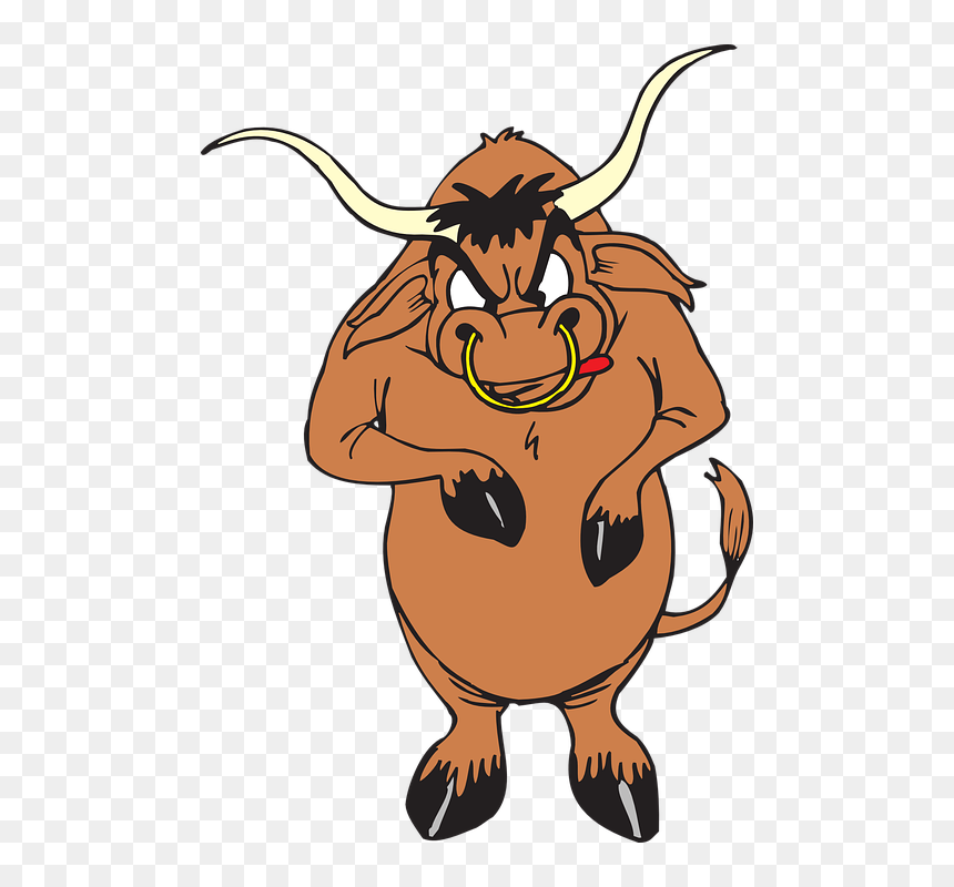 Cartoon Bull 10, Buy Clip Art - Clipart Wild, HD Png Download - nose clipart png