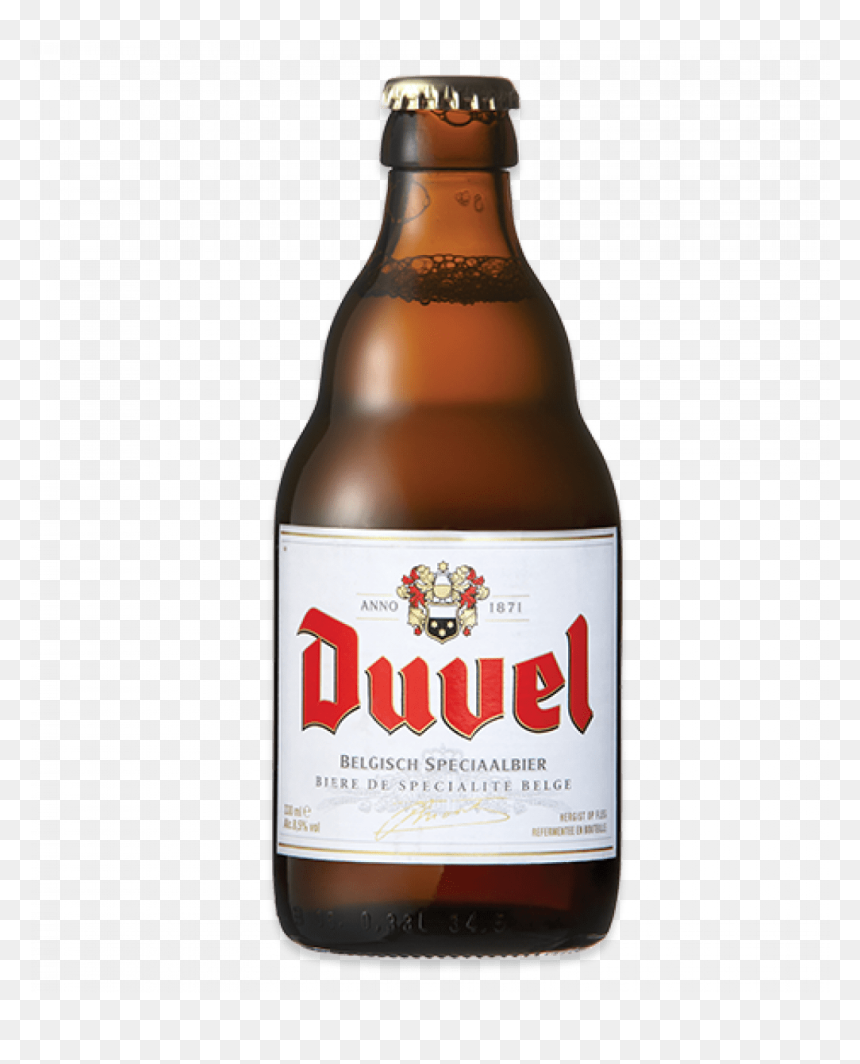 Duvel Bottle - Duvel Beer, HD Png Download - beer bottle clip art png