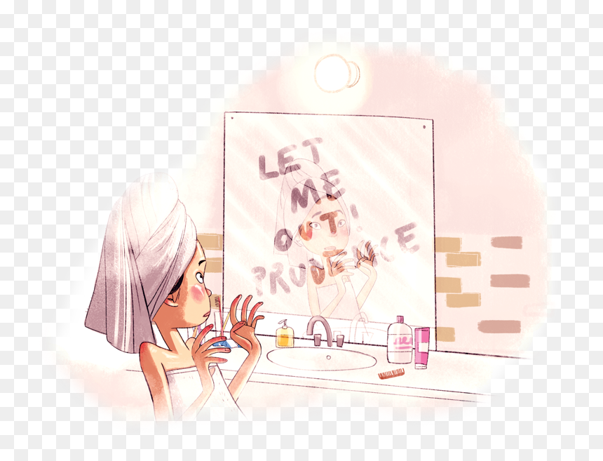Creative Arts, HD Png Download - scared girl png