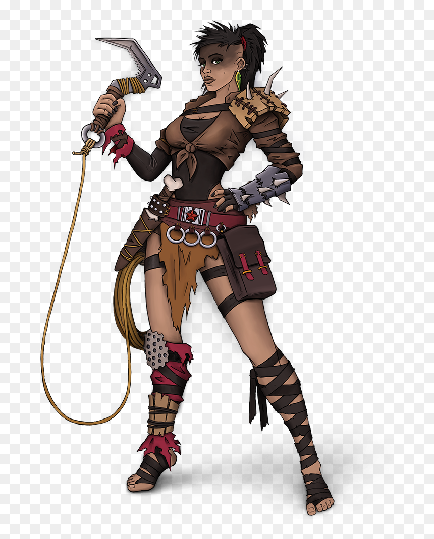 Woman Warrior, HD Png Download - scared girl png