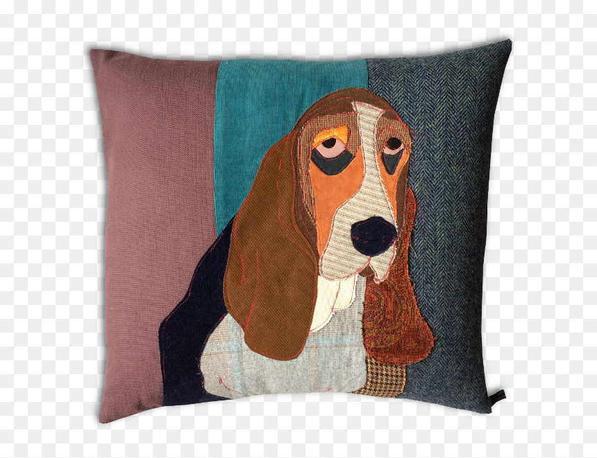 Cushion, HD Png Download - basset hound png
