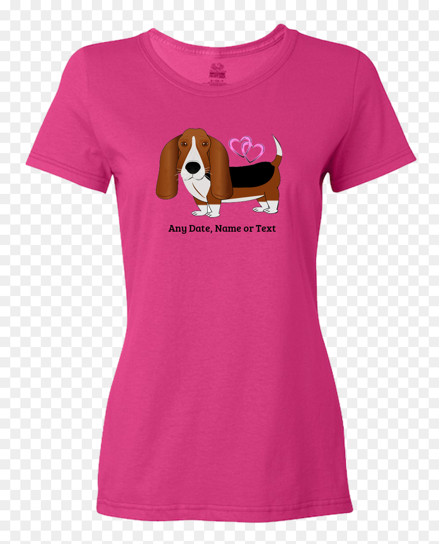 T-shirt, HD Png Download - basset hound png