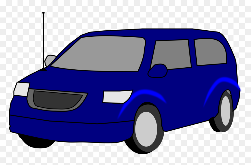 Electric Blue,compact Van,electric Car - Car Man Clipart Png, Transparent Png - blue car png