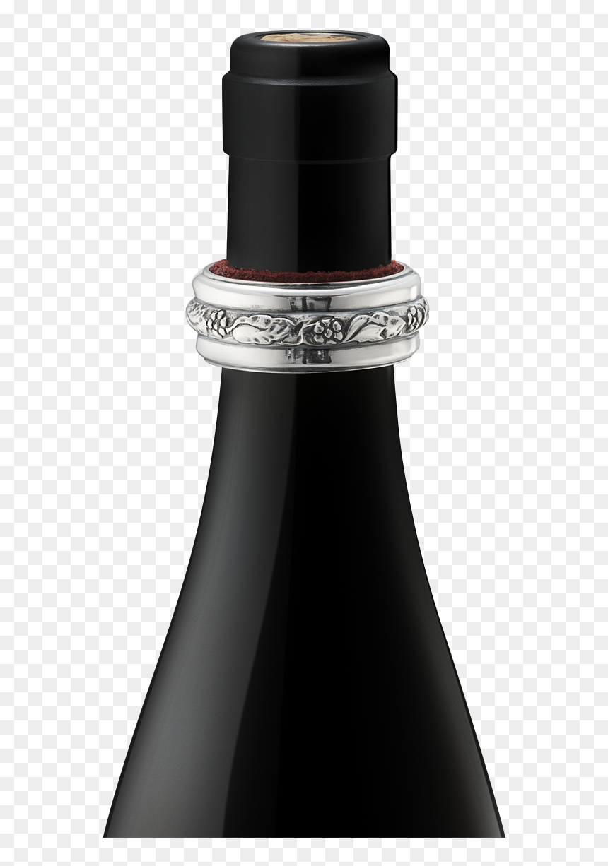 Grape Drip Catcher - Glass Bottle, HD Png Download - white decorative lines png