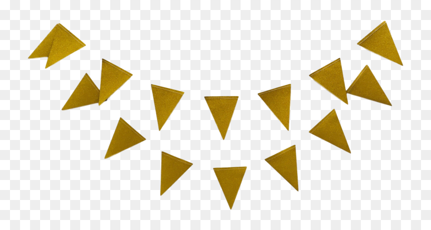 Mini Gold Party Bunting Banner For Bachelorette Or - Energie Aus Der Sonne, HD Png Download - party flags png