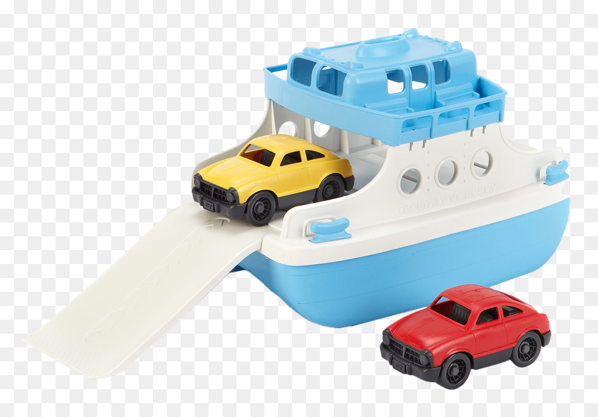 Green Toy Ferry Boat With Cars , Png Download - Green Toys Ferry, Transparent Png - ferry png