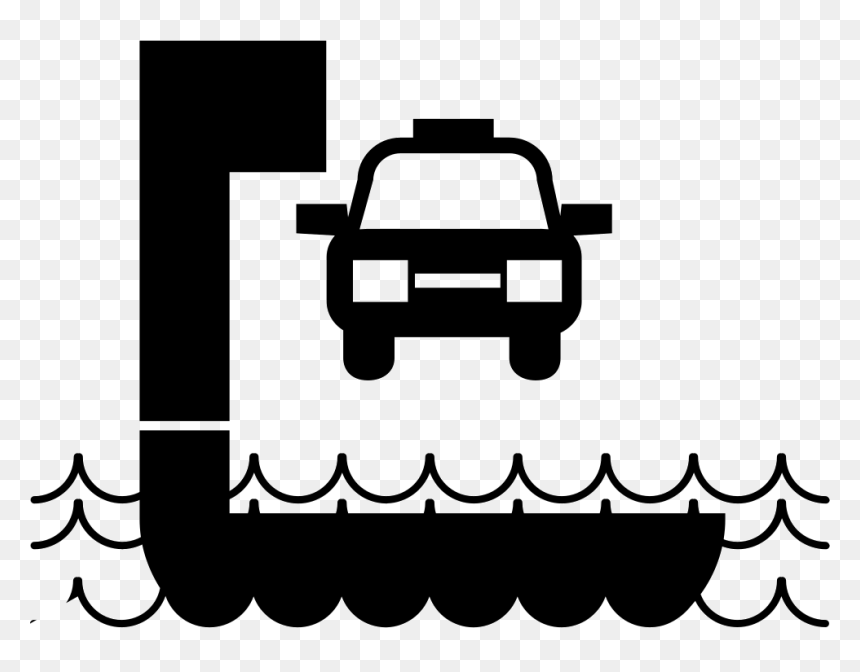 Ferry With Car - Logo Taxi Png, Transparent Png - ferry png