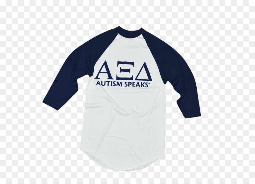 Alpha Xi Delta Autismspeaks Quatersleeve - Long-sleeved T-shirt, HD Png Download - autism speaks png