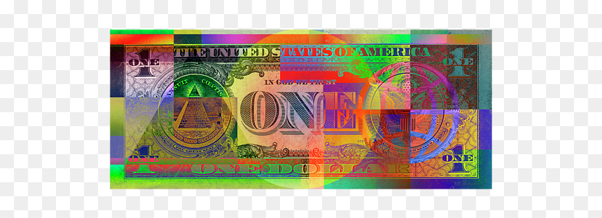 Dollar Bill Pop Art, HD Png Download - one dollar bill png