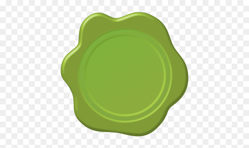 Green Wax Seal Png, Transparent Png - wax stamp png
