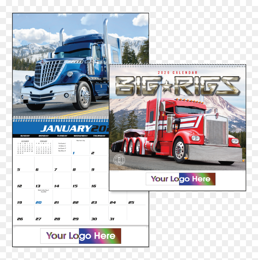 Trailer Truck, HD Png Download - big rig png