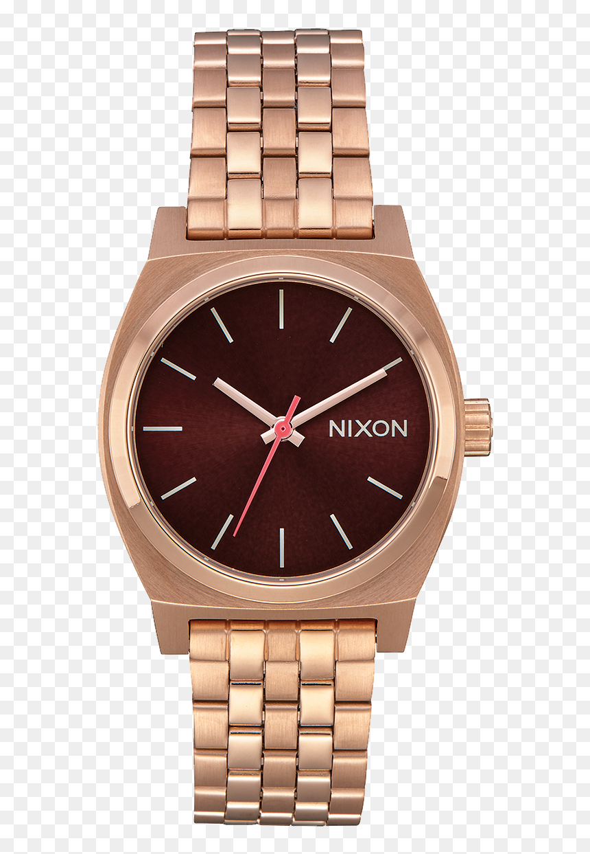 Nixon Rose Gold Brown Watch, HD Png Download - cute subscribe png