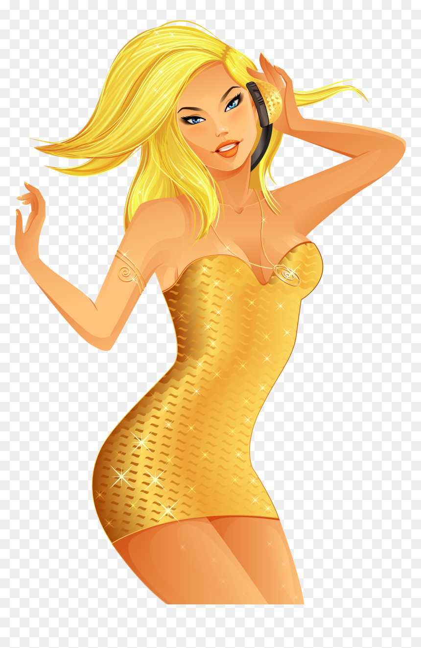 Sexy Cartoon Girl Png, Transparent Png - model girl png