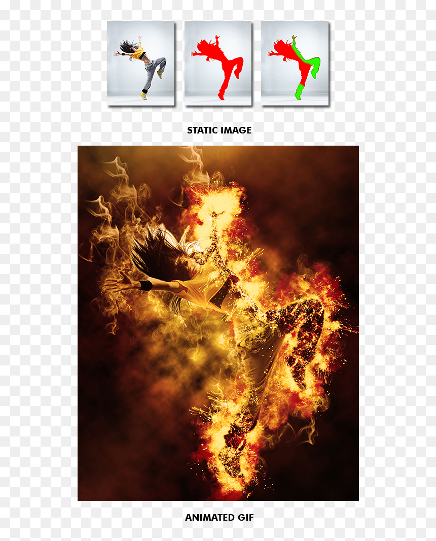 Graphic Design, HD Png Download - flame gif png