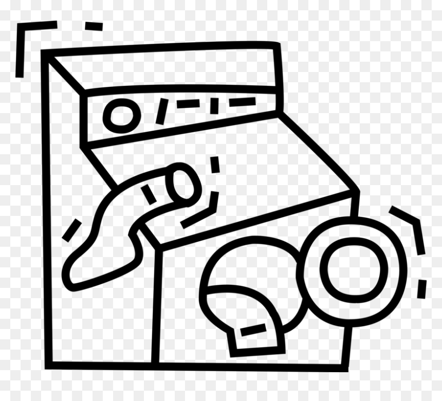 Vector Illustration Of Household Appliance Clothes - Line Art, HD Png Download - clothes line png