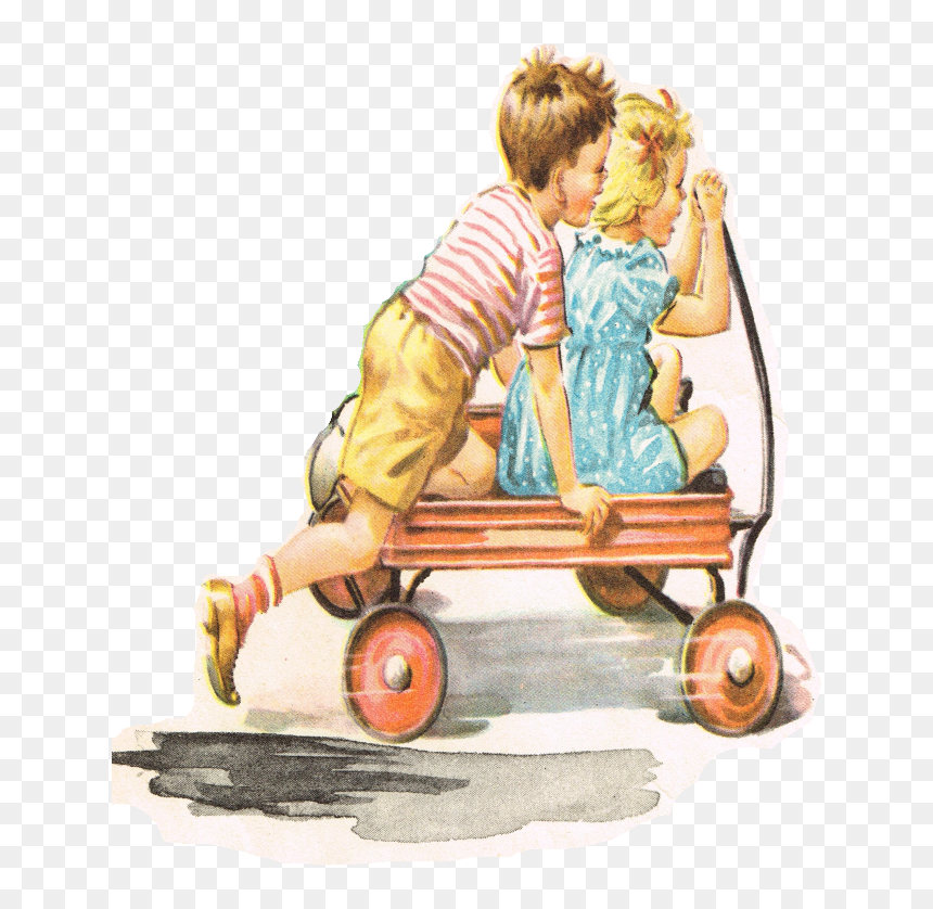 Dick And Jane Donald Trump, HD Png Download - red wagon png
