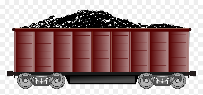 Coal Wagon - Railway Wagon Clipart, HD Png Download - red wagon png