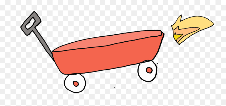 Wheelbarrow, HD Png Download - red wagon png