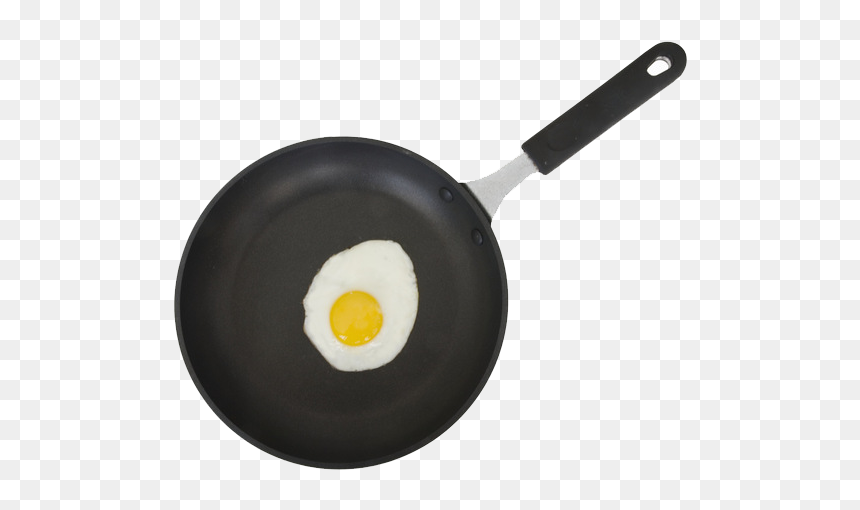 Fried Egg Frying Pan Fried Bread Cooking - Pan Frying Egg Png, Transparent Png - fried eggs png