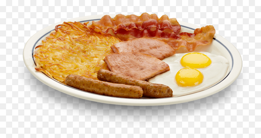 Transparent Fried Eggs Png - Eggs Bacon Sausage Hash Browns, Png Download - fried eggs png