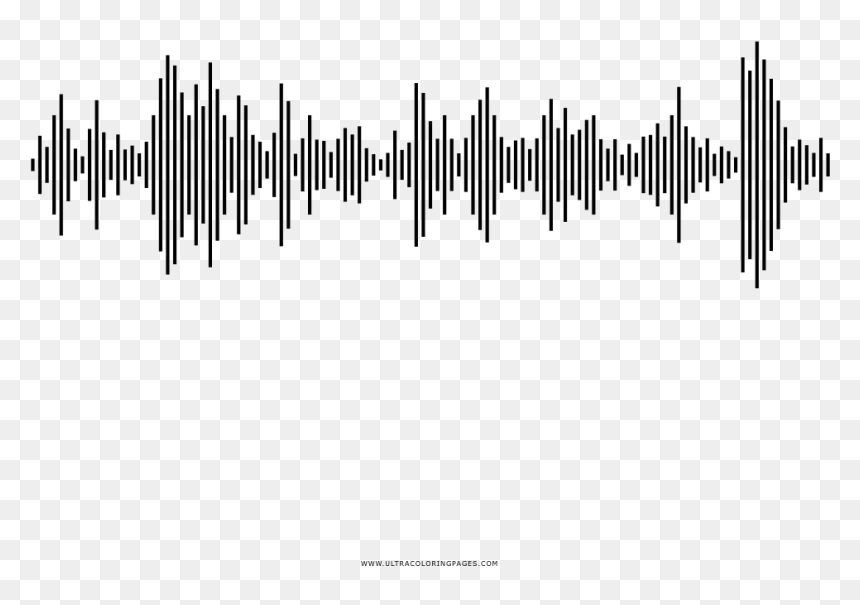 Soundwave Coloring Page - Desenhos Png Ondas Sonoras, Transparent Png - soundwaves png