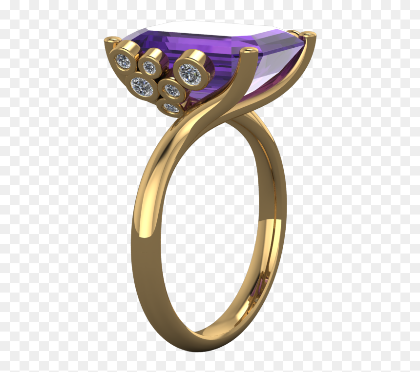Engagement Ring, HD Png Download - raindrops falling png