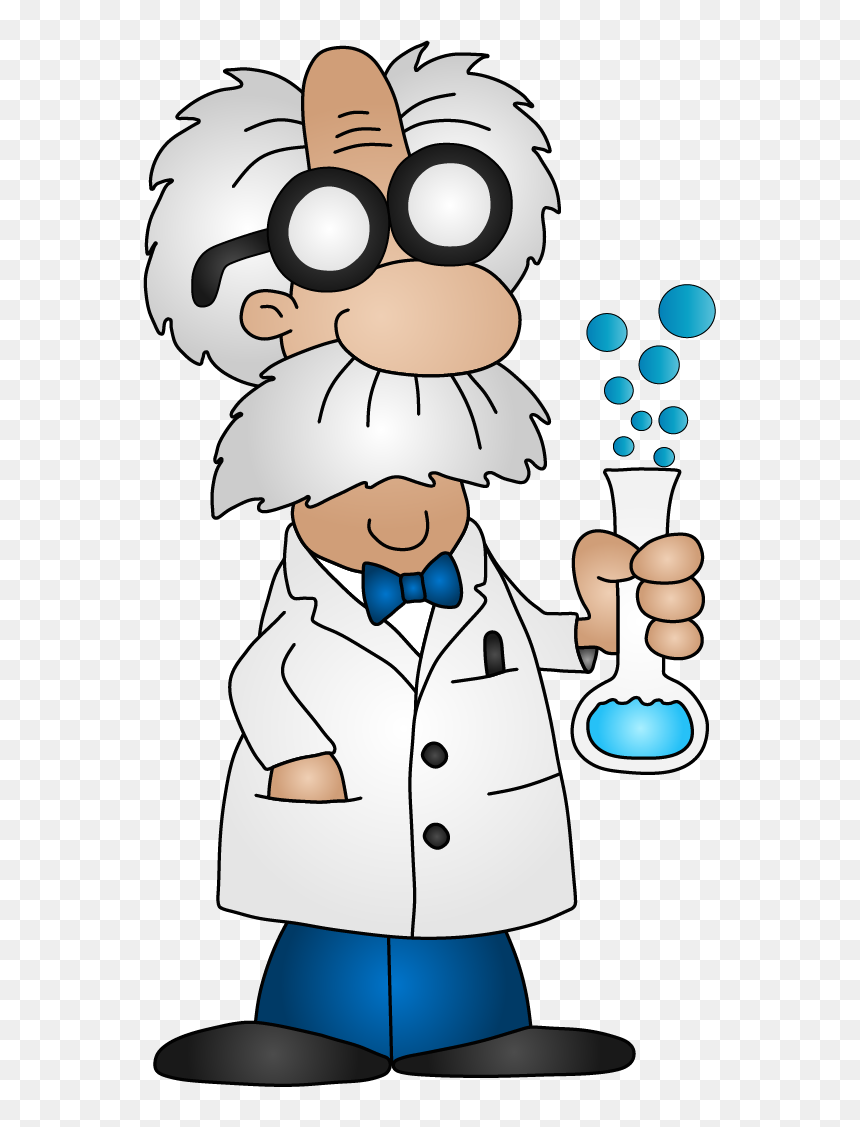 Mad Cartoon Scientist, HD Png Download - raindrops falling png