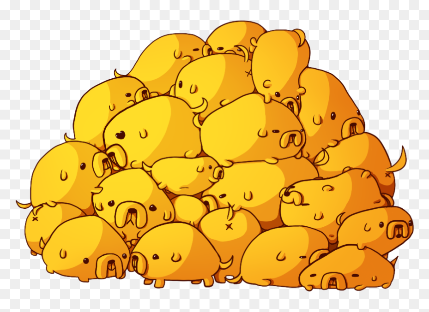 Pile O - Cute Jake The Dog, HD Png Download - finn and jake png
