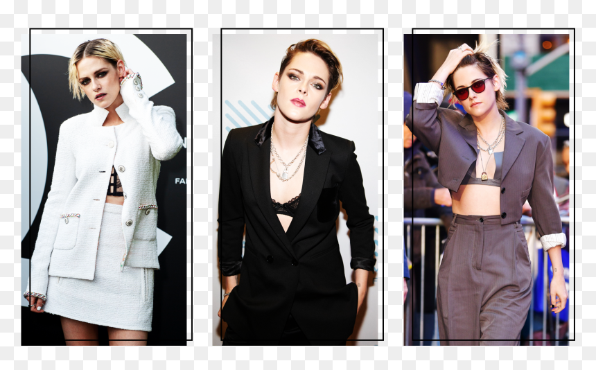 Kristen Stewart Wearing Bras And Blazers, HD Png Download - blazer png