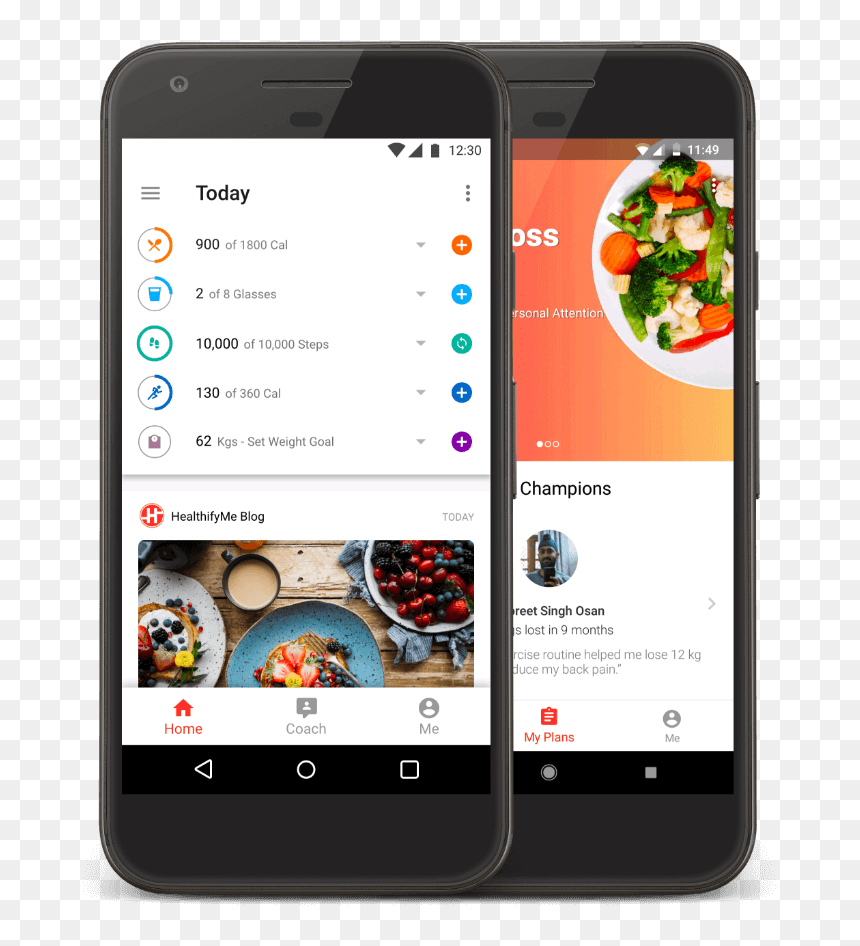 Healthifyme App, HD Png Download - lose weight png