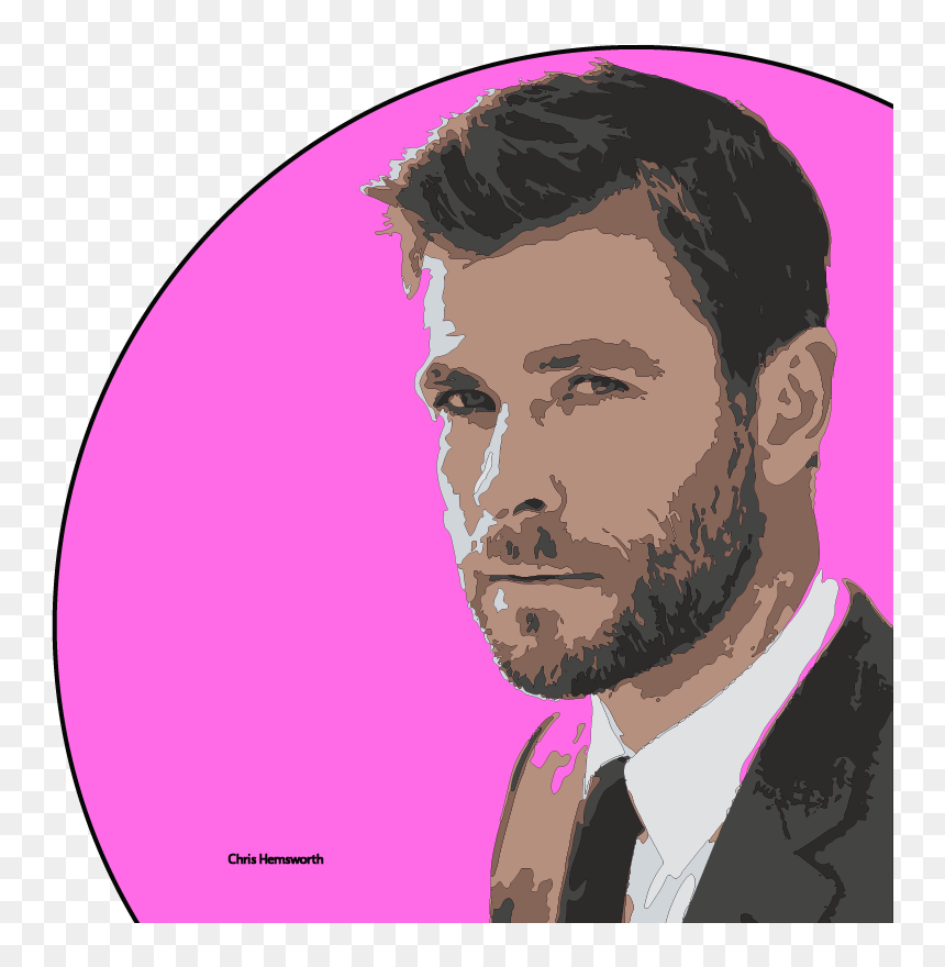 Chris Hemsworth Yasss Crop - Illustration, HD Png Download - chris hemsworth png