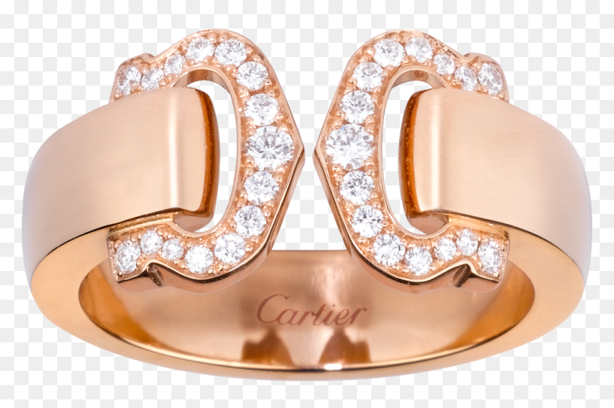 Logo Ringpink Gold, Diamonds - Cartier, HD Png Download - cartier logo png