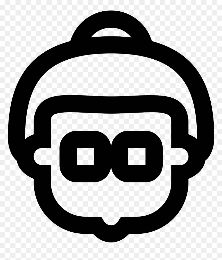 This Is An Image Of An Elderly Lady Facing Towards - Emblem, HD Png Download - old woman png
