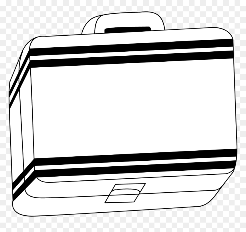 Transparent Lunch Box Clipart - Lunch Boxes Black And White, HD Png Download - lunchbox png
