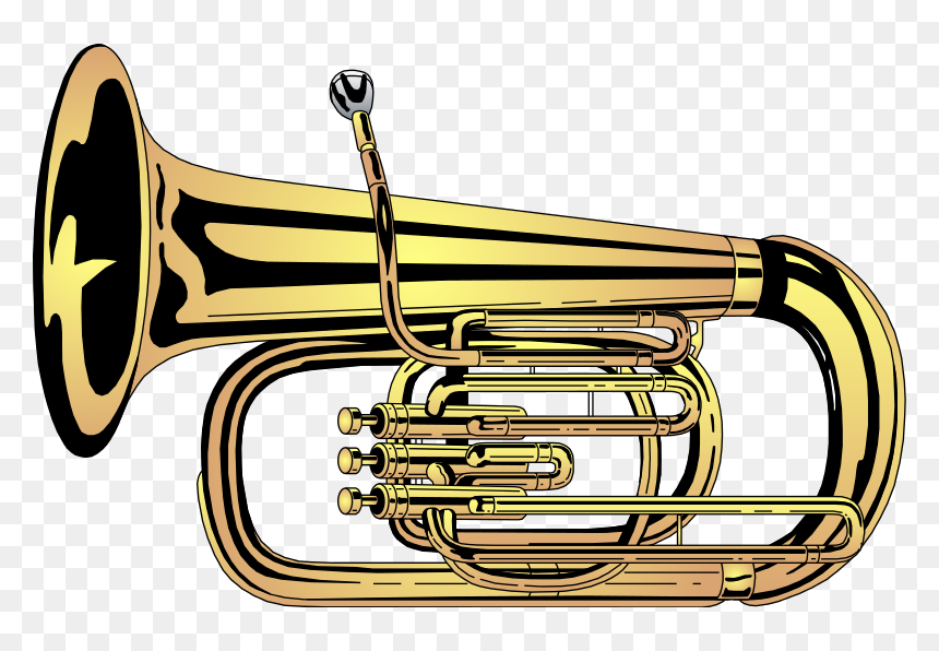 Tuba Clipart, HD Png Download - sousaphone png