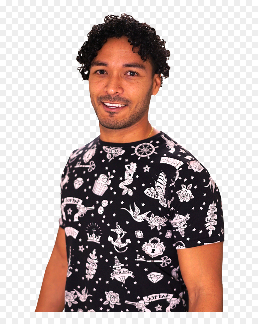 Jheri Curl, HD Png Download - happy guy png