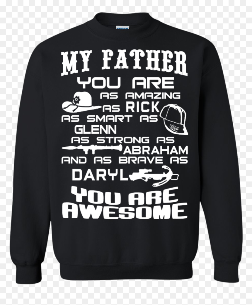 Download Father"s Day Shirts The Walking Dead Rick - Long-sleeved T-shirt, HD Png Download - the walking dead rick png