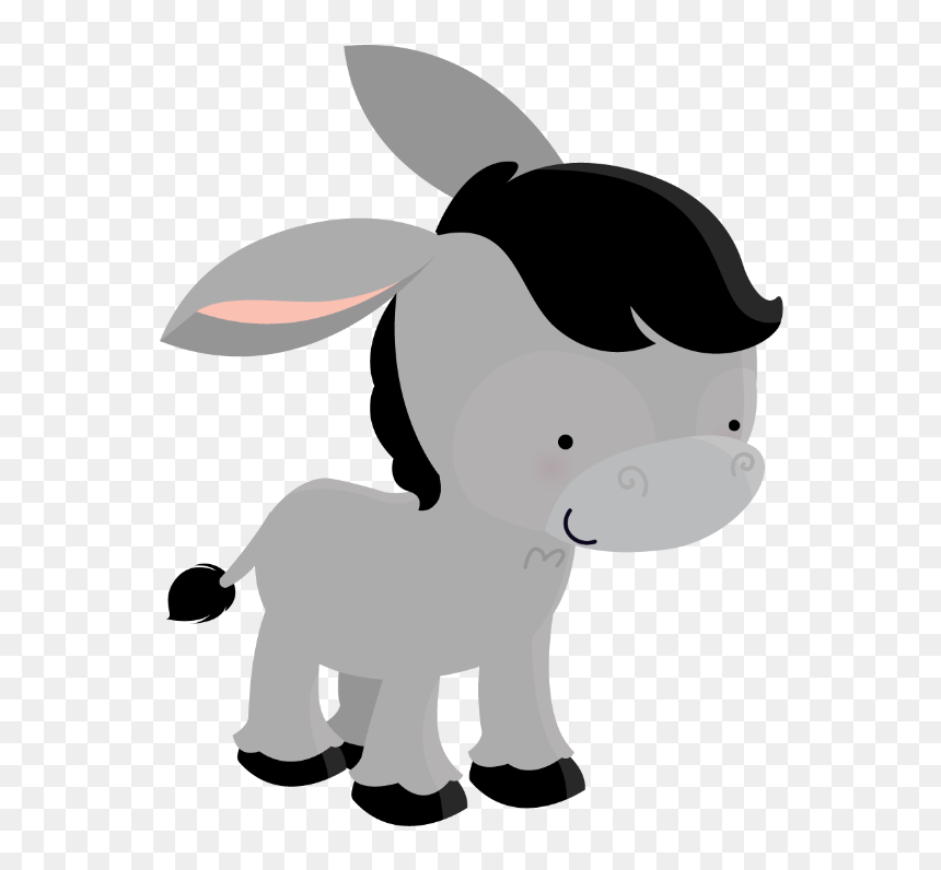 Thumb Image - Baby Donkey Cartoon, HD Png Download - burro png