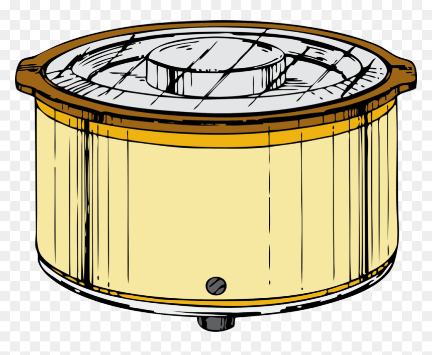 Transparent Soup Pot Clipart - Crockpot Clip Art Png, Png Download - crock pot png