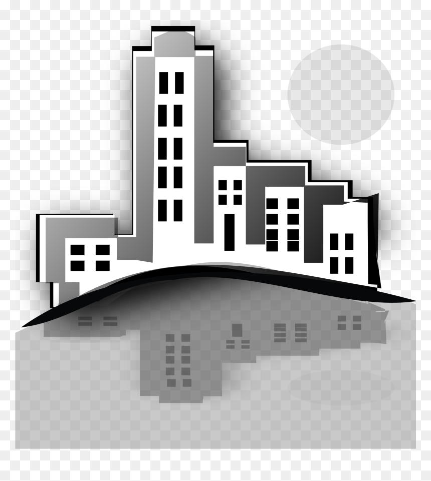 Building Clipart Png - Commercial Real Estate Clipart, Transparent Png - city clipart png