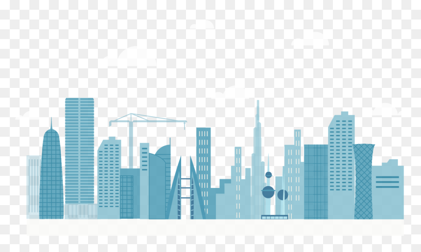 Commercial Building, HD Png Download - city clipart png