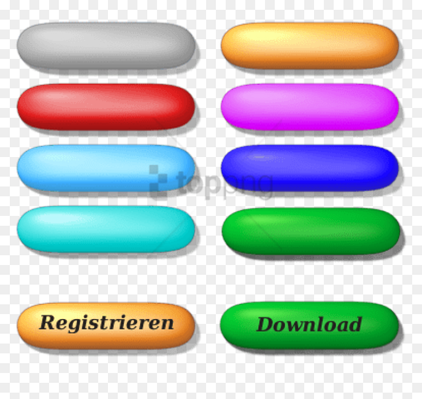 Pill - 3d Button, HD Png Download - pill emoji png