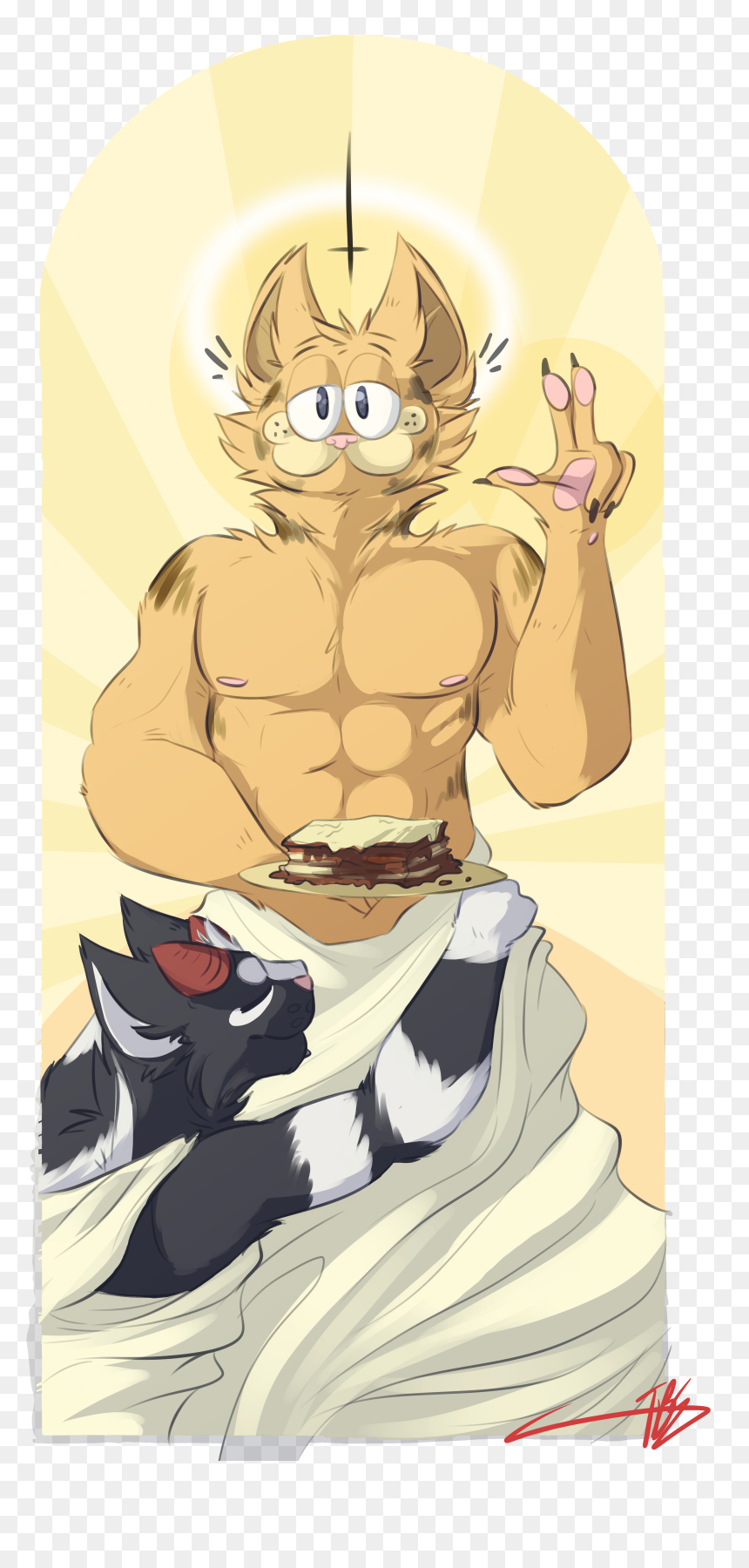 Transparent Furries Png - Holy Garfield, Png Download - furries png