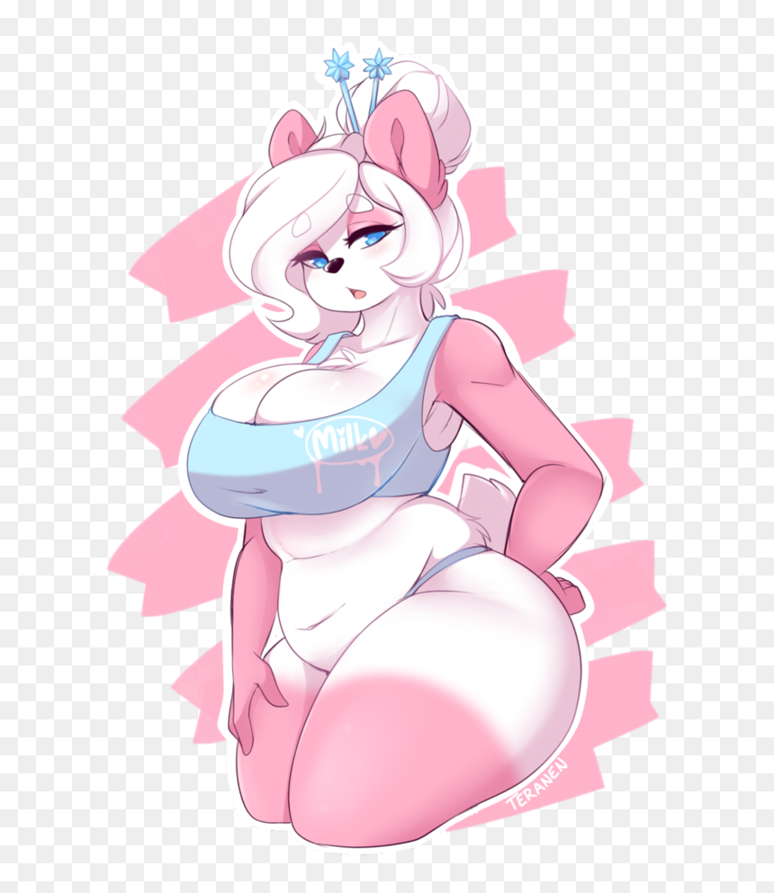 Mild Teranen Cartoon Pink Illustration Fictional Character - Cartoon, HD Png Download - furries png