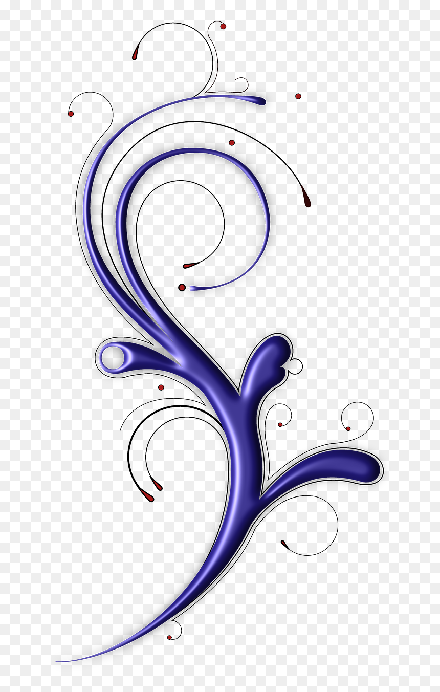 Diseños Vintage Azul Png, Transparent Png - vintage swirl png