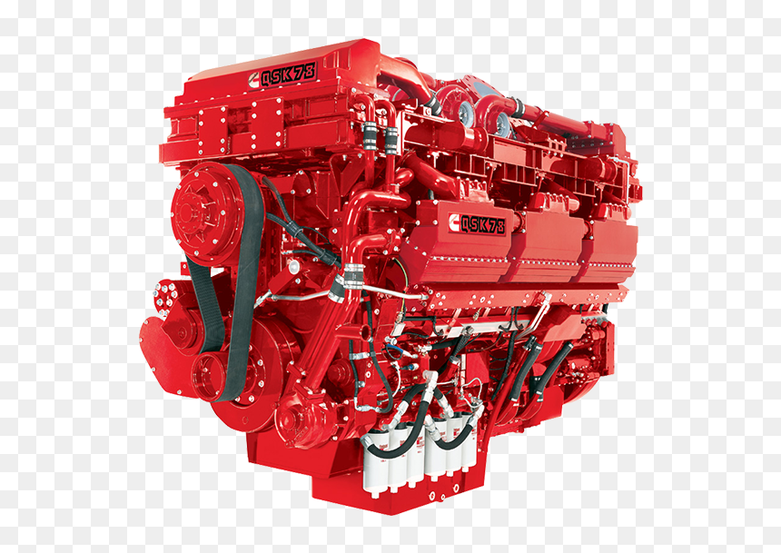 Motor Cummins Qsk 78, HD Png Download - cummins png